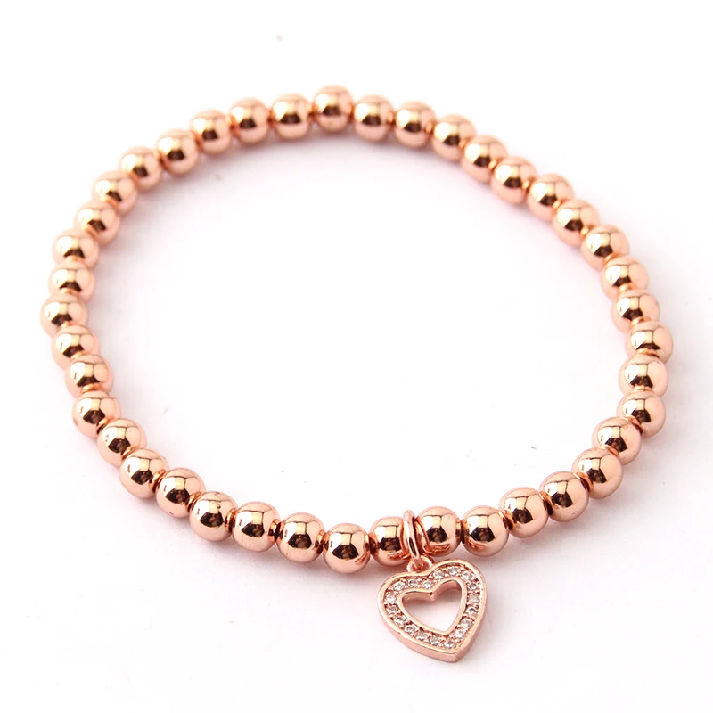 Бесплатная доставка 5 мм круглые медные бусины Сердце CZ Шарм Браслеты и браслеты
Бесплатная доставка 5 мм круглые медные бусины Сердце CZ Шарм Браслеты и браслеты