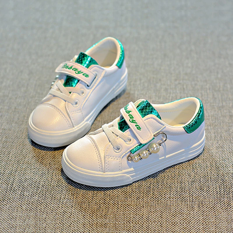 Spring Shine Pearl Child White Shoes PU Leather Children Sneakers Slip-on Boys Girls Sports Shoes Breathable Casual Zapato
Spring Shine Pearl Child White Shoes PU Leather Children Sneakers Slip-on Boys Girls Sports Shoes Breathable Casual Zapato