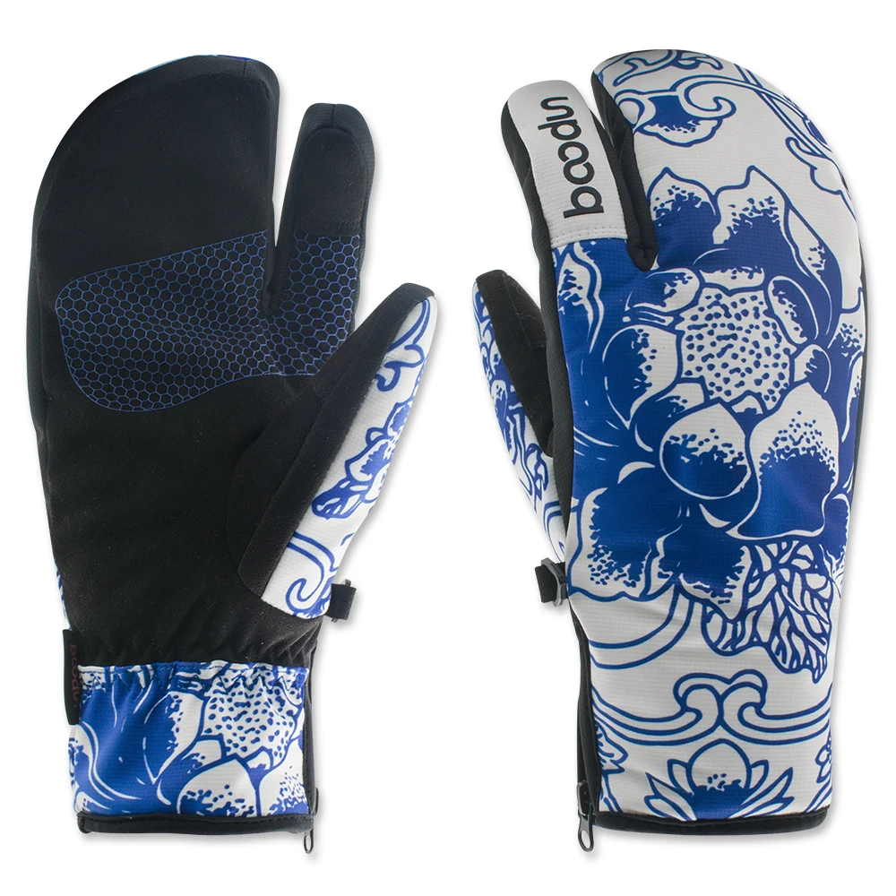 Boodun Women Winter Thermal Ladies Ski Gloves Three Finger Telefingers Luvas Waterproof Warm Snowboard Gloves
Boodun Women Winter Thermal Ladies Ski Gloves Three Finger Telefingers Luvas Waterproof Warm Snowboard Gloves