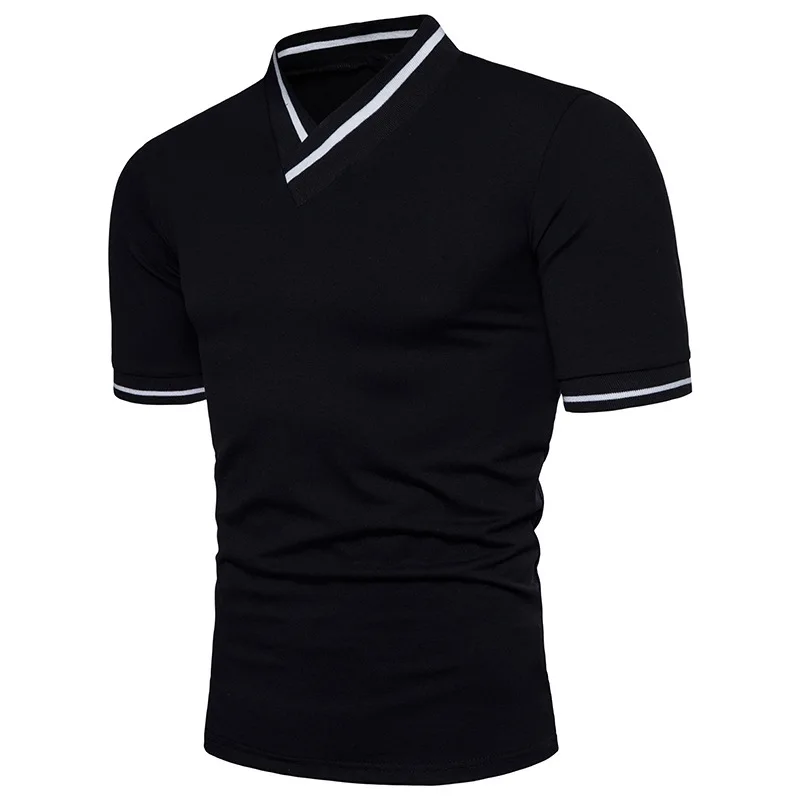 Men Fashion Tops Short Sleeves And V Neck Casual Pullover T-shirt Mens Clothing T Shirts
Men Fashion Tops Short Sleeves And V Neck Casual Pullover T-shirt Mens Clothing T Shirts