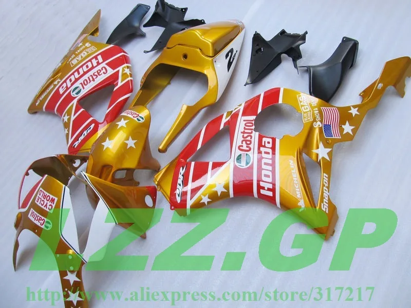 Fairing kits for HONDA CBR954 02 03 954RR 02 03 CBR900RR 954 02 03 2002 2003 CBR 900RRGolden Red ABS fairing parts
Fairing kits for HONDA CBR954 02 03 954RR 02 03 CBR900RR 954 02 03 2002 2003 CBR 900RRGolden Red ABS fairing parts