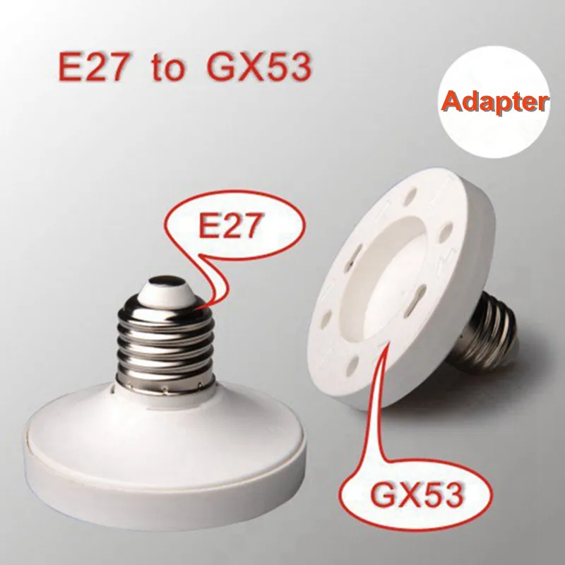 2 шт. патроны для светодиодсветильник ламп E27 GX53|gx53 lamp holder|base e27light base |
