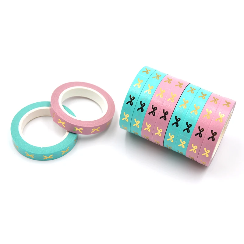 Bowknot Gold Foil Washi Tape Kawaii Scrapbook Paper Stickers Gift Quality Stationery Diy Scrapbooking Photo Album School Tools
Bowknot Gold Foil Washi Tape Kawaii Scrapbook Paper Stickers Gift Quality Stationery Diy Scrapbooking Photo Album School Tools