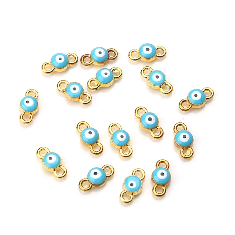 20pcs/lot 6*12mm Fashion Evil Eye Connector Resin Bead Alloy Charms Pendant for Necklace Bracelet Jewelry Making
20pcs/lot 6*12mm Fashion Evil Eye Connector Resin Bead Alloy Charms Pendant for Necklace Bracelet Jewelry Making
