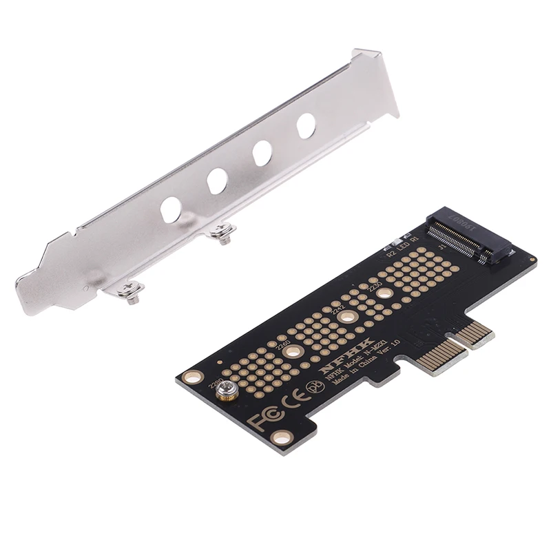 Переходник NVMe PCIe x4 x2 M.2 NGFF SSD на PCIe x1, адаптер карты преобразователя PCIe x1 на M.2
Переходник NVMe PCIe x4 x2 M.2 NGFF SSD на PCIe x1, адаптер карты преобразователя PCIe x1 на M.2