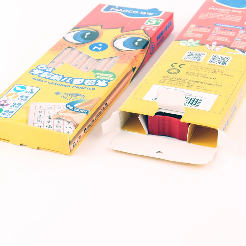 MARCO Pencil Kawaii Pupils Writing Lapices B Early Learner Pencils Safe Non-toxic Thick Triangle Lapices Drawing Stationery
MARCO Pencil Kawaii Pupils Writing Lapices B Early Learner Pencils Safe Non-toxic Thick Triangle Lapices Drawing Stationery