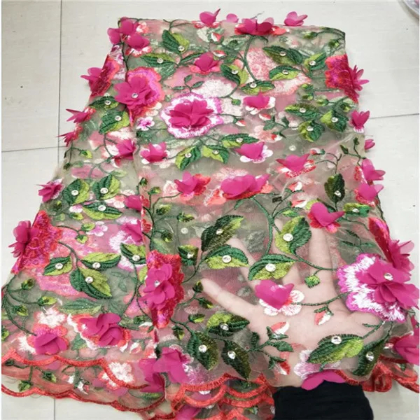 New Design African Tulle Lace Fabric With Charming Stones Hot Selling 3D Flower Pattern Design Net Lace Nigerian Tulle Fabric
New Design African Tulle Lace Fabric With Charming Stones Hot Selling 3D Flower Pattern Design Net Lace Nigerian Tulle Fabric