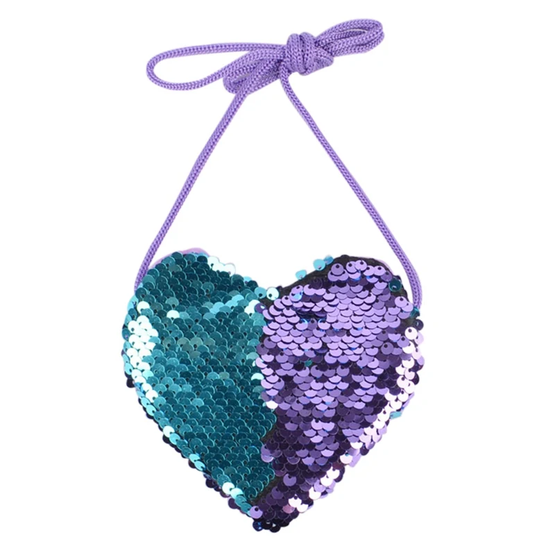1Pc Kids Toddler Girls Sequins Heart-shaped Zipper Cross-body Handbag Fashion Kids Shoulder Messenger Bag
1Pc Kids Toddler Girls Sequins Heart-shaped Zipper Cross-body Handbag Fashion Kids Shoulder Messenger Bag