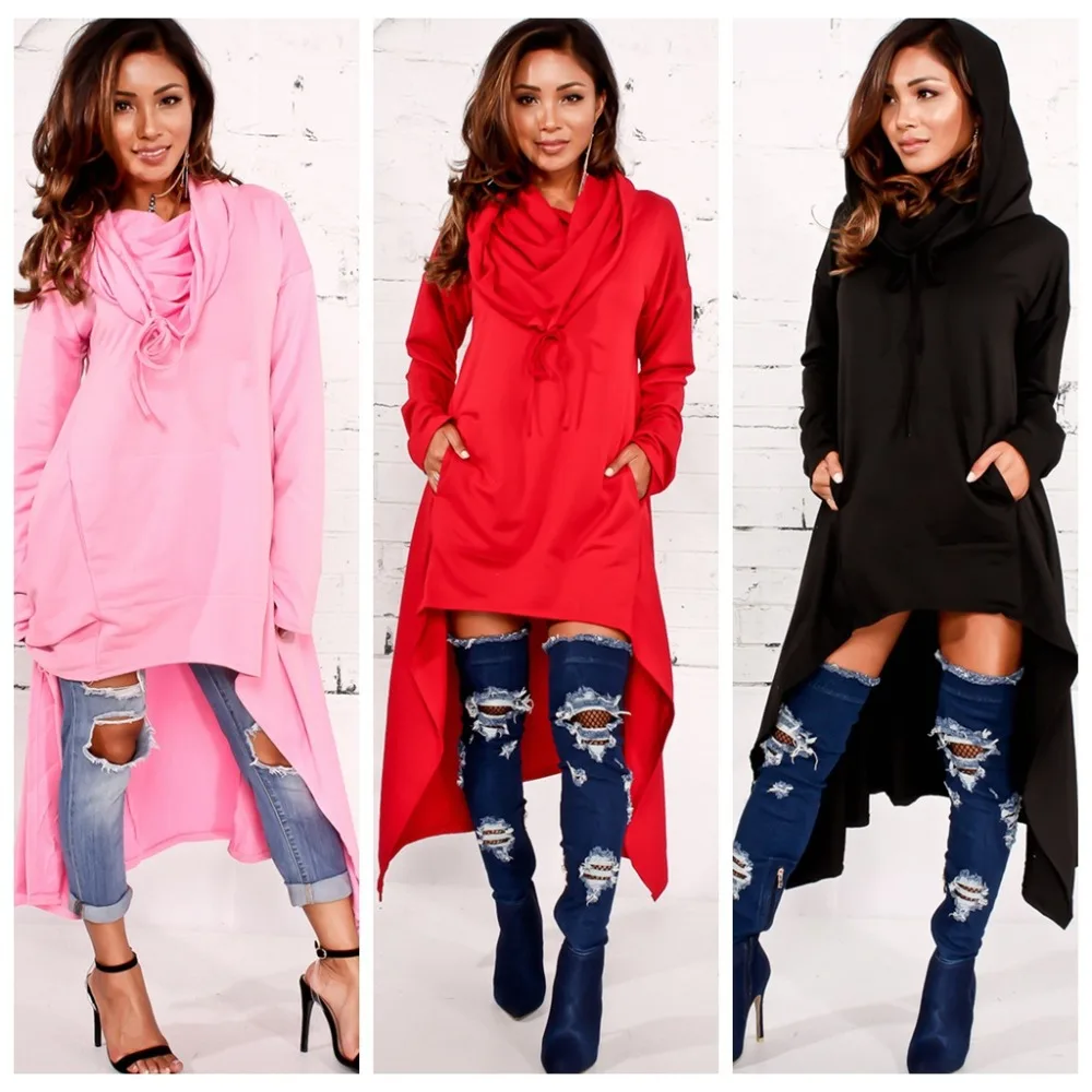 Plus Size Winter High Low Hooded Sweatshirt 4XL Casual Women Asymmetrical Full Sleeve With Pockets Long Hoodies Pullovers Jumper
Plus Size Winter High Low Hooded Sweatshirt 4XL Casual Women Asymmetrical Full Sleeve With Pockets Long Hoodies Pullovers Jumper