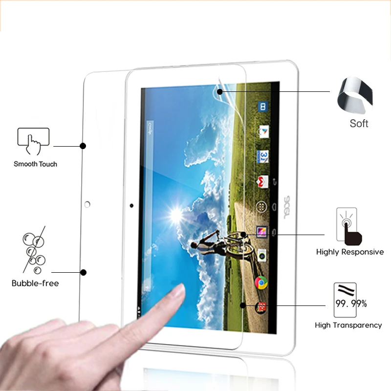 

High Clear Glossy screen protector film For Acer Iconia Tab 10 A3-A20 10.1" tablet HD lcd screen protective films + tools