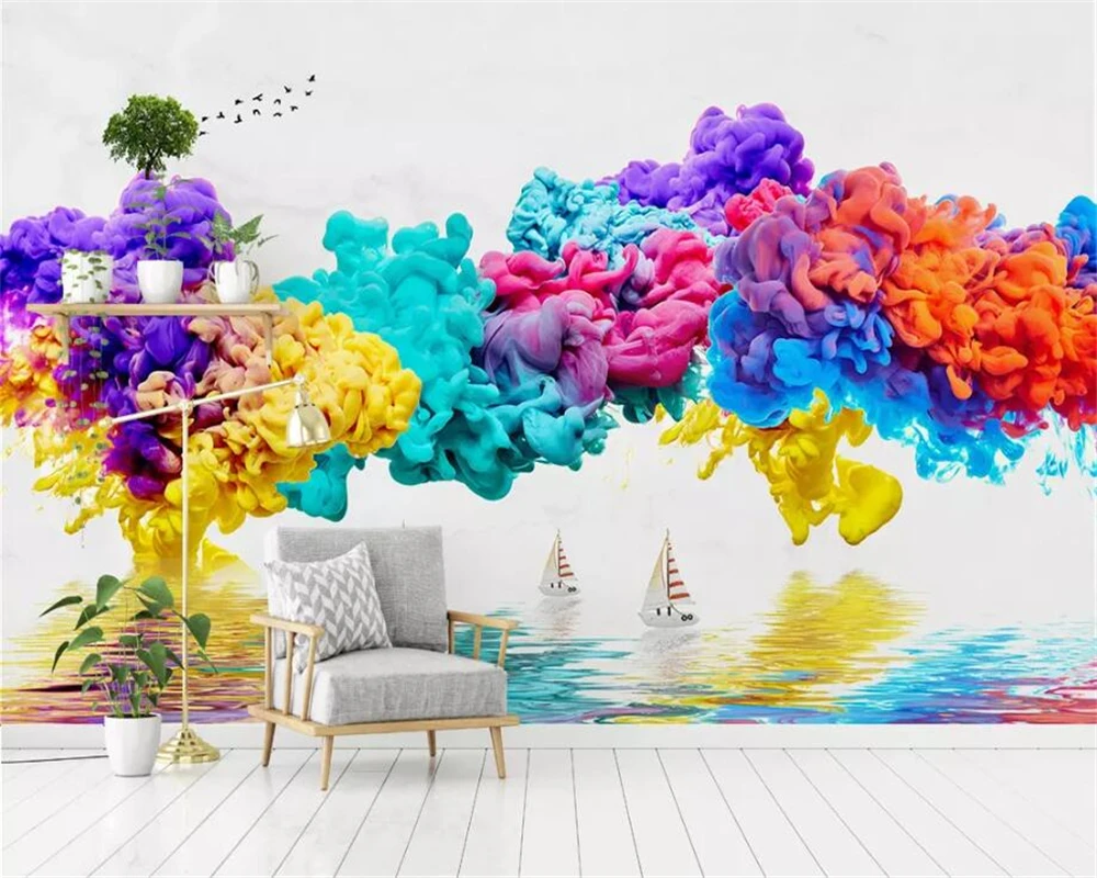 beibehang Ink smog landscape sailboat abstract background wall decorative painting living room background wall wallpaper mural
beibehang Ink smog landscape sailboat abstract background wall decorative painting living room background wall wallpaper mural