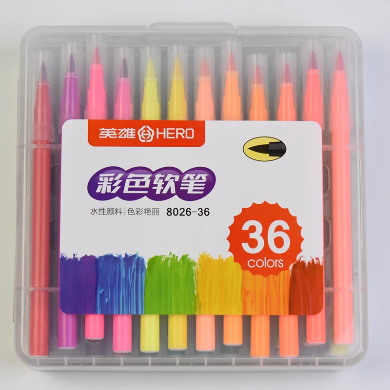 water color pen Colored soft brush with soft head Portable suit 16.5cm longth free shipping
water color pen Colored soft brush with soft head Portable suit 16.5cm longth free shipping