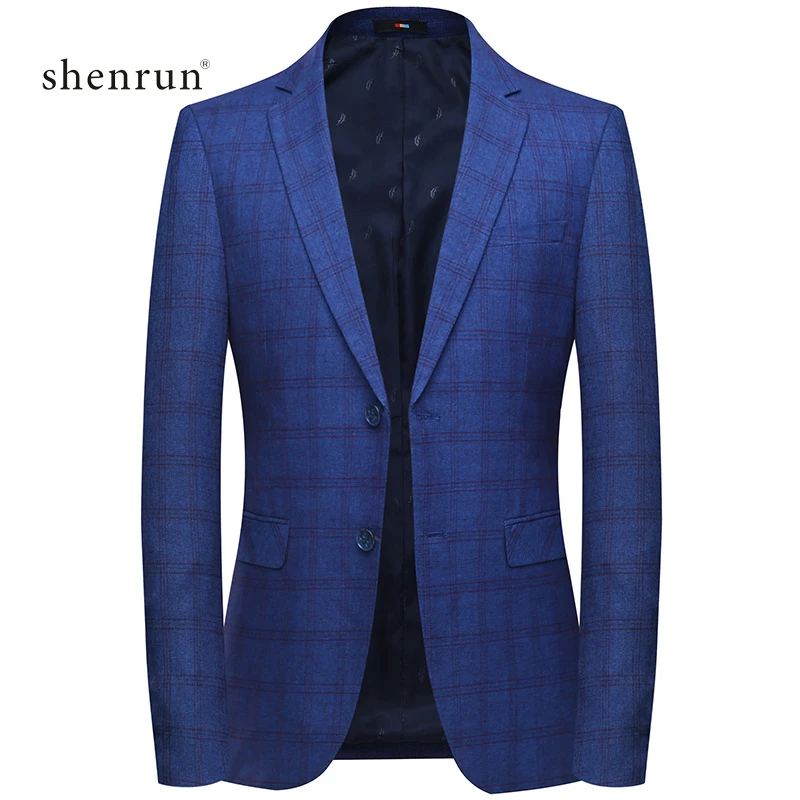 ShenRun plaid suit men's casual suit youth repair mens coat Spring and Autumn new Korean version of male wear jacket blazer
ShenRun plaid suit men's casual suit youth repair mens coat Spring and Autumn new Korean version of male wear jacket blazer