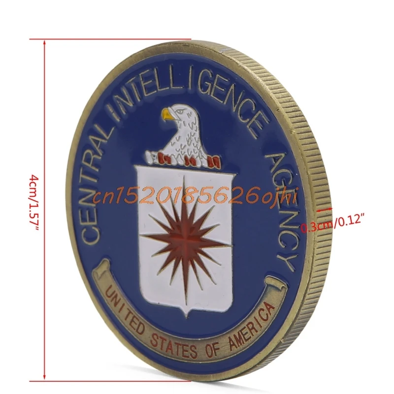Commemorative Coin Saint Michael US Central Intelligence Agency Gift #H030#
