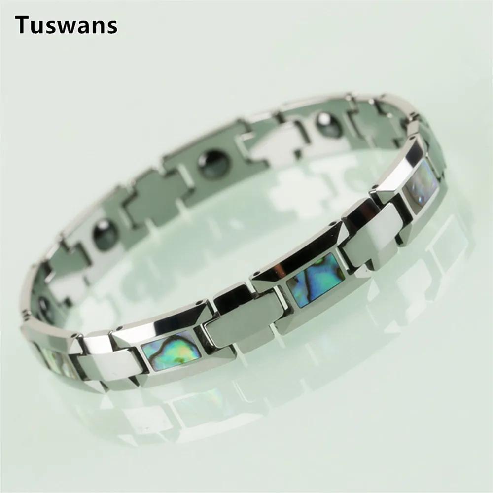 Gorgeous 10mm Wide Inlay Rectangle see Shell Men Tungsten Carbide Bracelets & Bangles Charm Male Health Bracelet Jewelry Gift
Gorgeous 10mm Wide Inlay Rectangle see Shell Men Tungsten Carbide Bracelets & Bangles Charm Male Health Bracelet Jewelry Gift