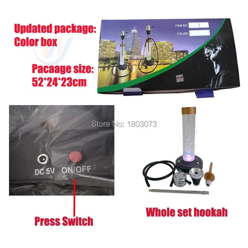 A laser LED shisha electric lighting hookah pot aluminum shisha head bowl charcoal system silicone smoke hose safe packed hookah
A laser LED shisha electric lighting hookah pot aluminum shisha head bowl charcoal system silicone smoke hose safe packed hookah