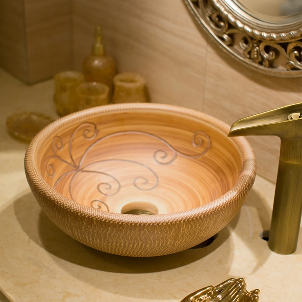 National Jingdezhen Ceramic Vanity Basin Washbasin Above Counter Basin Wash Basin Art Basin LO618424
National Jingdezhen Ceramic Vanity Basin Washbasin Above Counter Basin Wash Basin Art Basin LO618424
