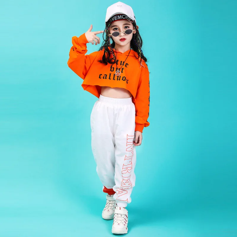 Children Hip Hop Clothing Dance Costume Girls Cropped Hoodie Shirt Top Pants for Kids Dancing Clothing Outfits Stage Wear
Children Hip Hop Clothing Dance Costume Girls Cropped Hoodie Shirt Top Pants for Kids Dancing Clothing Outfits Stage Wear
