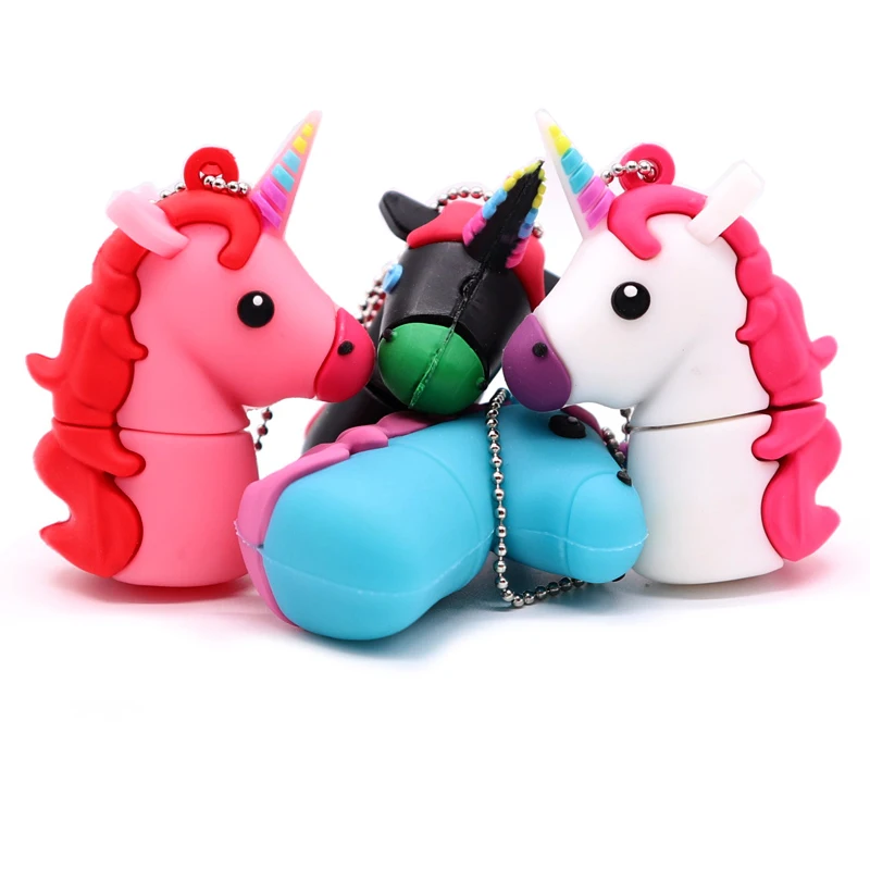 Wholesale cartoon Unicorn pen drive 4GB 8GB 16GB 32GB 64GB cute memory stick Personalized gift mini flash drive 128GB usb stick
Wholesale cartoon Unicorn pen drive 4GB 8GB 16GB 32GB 64GB cute memory stick Personalized gift mini flash drive 128GB usb stick