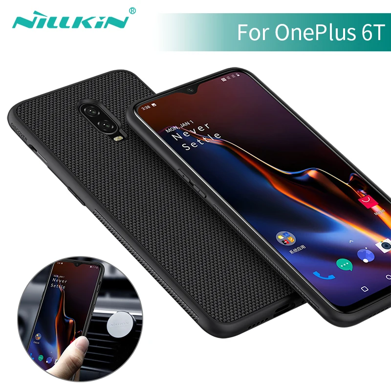 Фото Nillkin нейлоновая Пластиковая Задняя крышка для oneplus 6t чехол one plus Жесткий Чехол 6 41