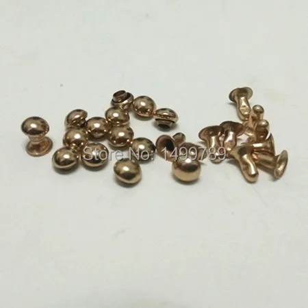 DIY200Sets 4mm Accessories Rose Gold Mushroom Rivets Leather Craft Punk Studs Shipping Free
DIY200Sets 4mm Accessories Rose Gold Mushroom Rivets Leather Craft Punk Studs Shipping Free