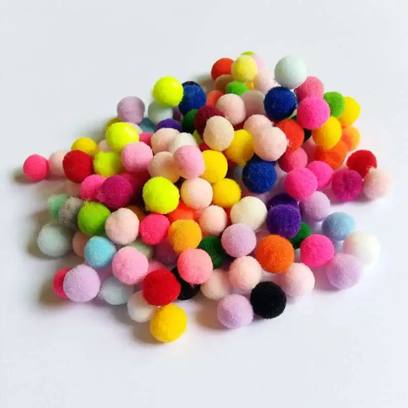 60-200pcs 10mm 15mm 20mm 25mm Pompom Soft Pompones Fluffy Plush Crafts DIY Pom Poms Ball Furball Home Decor Sewing Supplies
60-200pcs 10mm 15mm 20mm 25mm Pompom Soft Pompones Fluffy Plush Crafts DIY Pom Poms Ball Furball Home Decor Sewing Supplies