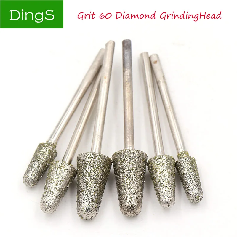 5pcs 3mm Shank Diamond Grinding Head Bullet Set Coated Mounted Bit Burr 60 Grit for Stone Dremel Rotary Tool Accessories
5pcs 3mm Shank Diamond Grinding Head Bullet Set Coated Mounted Bit Burr 60 Grit for Stone Dremel Rotary Tool Accessories