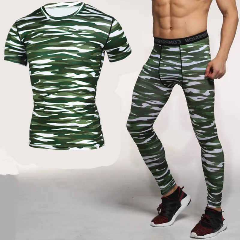 MMA Muscle Men Tracksuit Compression Set T Shirt Men Fitness Tights Short Sleeeve Shirt Legging Gyms Crossfit Clothing 2pcs/Sets
MMA Muscle Men Tracksuit Compression Set T Shirt Men Fitness Tights Short Sleeeve Shirt Legging Gyms Crossfit Clothing 2pcs/Sets