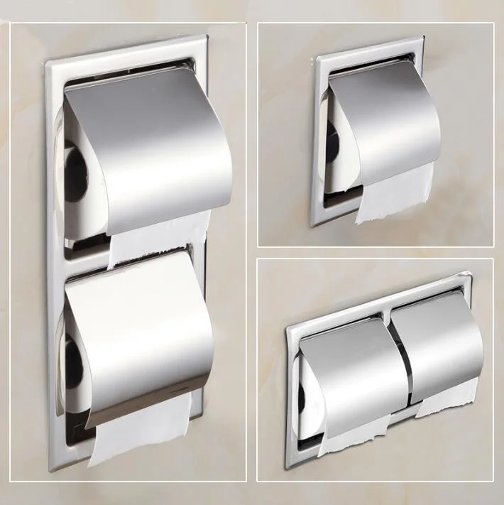 Chrome paper holder bathroom tissue box stainless steel waterproof toilet paper box toilet paper box toilet paper roll holder
Chrome paper holder bathroom tissue box stainless steel waterproof toilet paper box toilet paper box toilet paper roll holder
