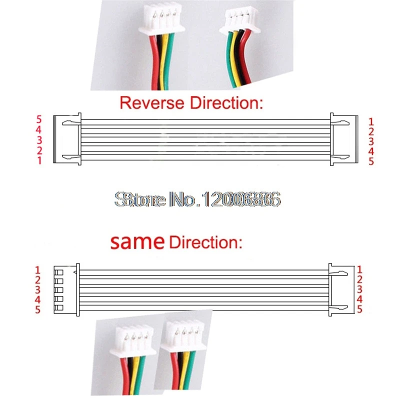 30CM 24AWG 5P Dual End XH2.54 5Pin Female Connector Cable 5 Pin Battery Connector Plug Female & Male with Wire
30CM 24AWG 5P Dual End XH2.54 5Pin Female Connector Cable 5 Pin Battery Connector Plug Female & Male with Wire