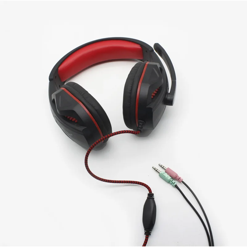 3.5mm Gaming Headset PC Computer Headphones Wired Stereo Bass Earphone With Microphone Earbuds For PS4 Xbox Laptop Tablet Gamer |