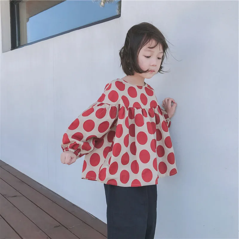 Baby Girl Sweatshirt Kids Clothes 2018 New Autumn Children Polka Dot Long Sleeve T Shirts Girl Top Tees Baby Loose Pullovers Tee
Baby Girl Sweatshirt Kids Clothes 2018 New Autumn Children Polka Dot Long Sleeve T Shirts Girl Top Tees Baby Loose Pullovers Tee