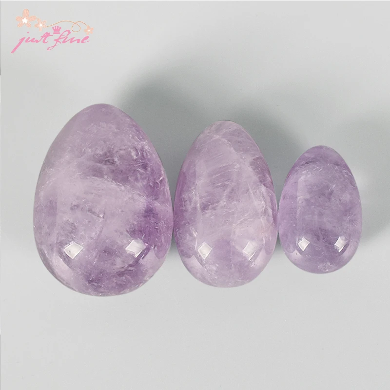 UnDrilled Love Egg 3 pcs/set Natural Amethyst Crystal Yoni Egg Jade Egg for Kegel Exercise Crystal Healing Reiki Home Decor
UnDrilled Love Egg 3 pcs/set Natural Amethyst Crystal Yoni Egg Jade Egg for Kegel Exercise Crystal Healing Reiki Home Decor