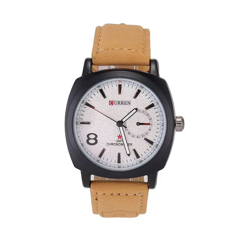 NEW Fashion Men's Sports Clock Retro Leisure Design Leather Man Watch Analog Quartz Wrist Watches montre homme
NEW Fashion Men's Sports Clock Retro Leisure Design Leather Man Watch Analog Quartz Wrist Watches montre homme