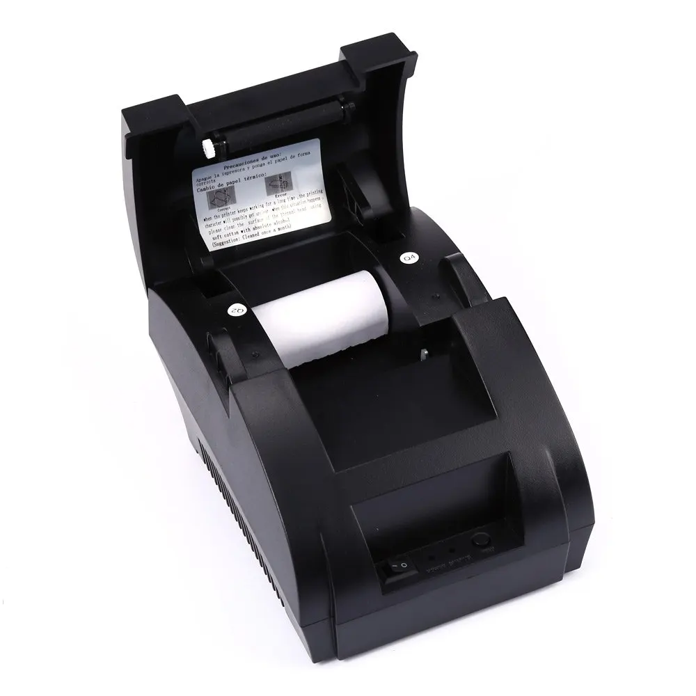5890K Serial Ports High speed black 58mm thermal Receipt pirnter POS printer low noise mini thermal printer
5890K Serial Ports High speed black 58mm thermal Receipt pirnter POS printer low noise mini thermal printer