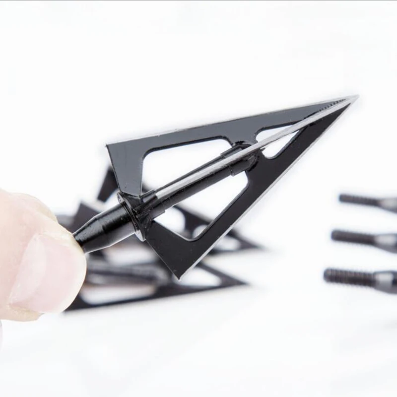 3pcs Archery 3 Blade Broadhead Stainless steel Arrowhead Crossbow Arrow Point Tips
3pcs Archery 3 Blade Broadhead Stainless steel Arrowhead Crossbow Arrow Point Tips