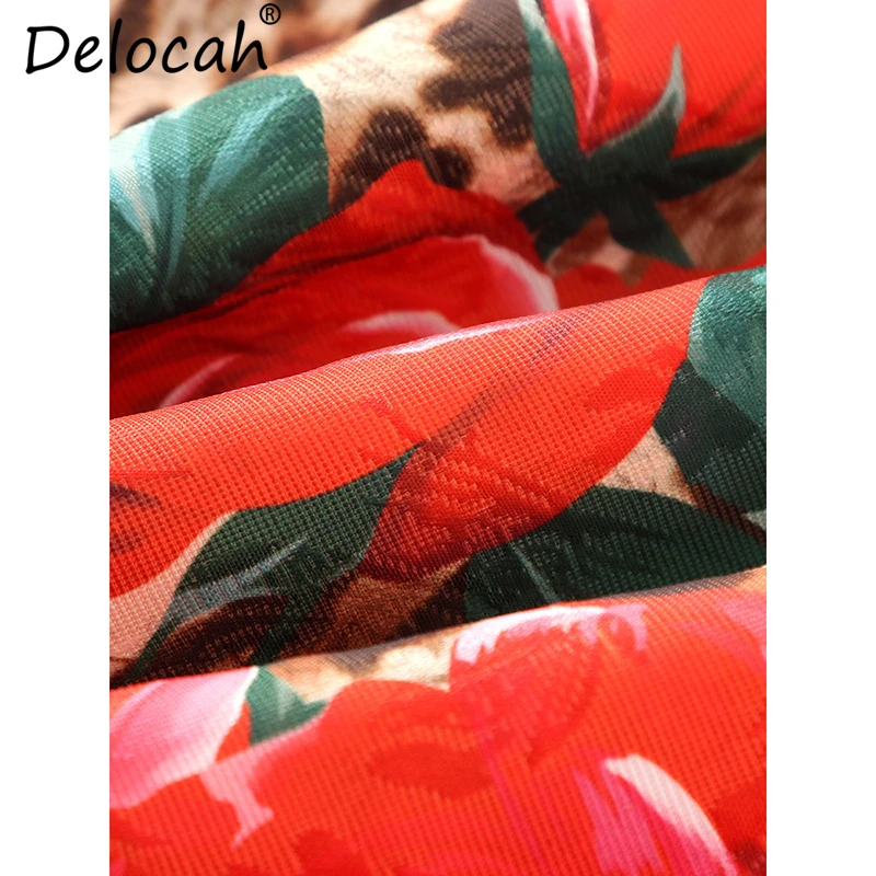Delocah Women Summer Dress Runway Fashion Short Sleeve Leopard Print Crystal Beading Collect Waist Casual Party Mini Dress 2021
Delocah Women Summer Dress Runway Fashion Short Sleeve Leopard Print Crystal Beading Collect Waist Casual Party Mini Dress 2021
