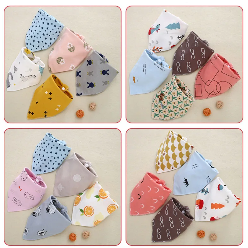 5Pcs Baby Bibs Triangle Cotton Cartoon Child Bibs Dribble Bibs Newborn Absorbent Cloth Soft Comfortable Adjustable Snaps
5Pcs Baby Bibs Triangle Cotton Cartoon Child Bibs Dribble Bibs Newborn Absorbent Cloth Soft Comfortable Adjustable Snaps