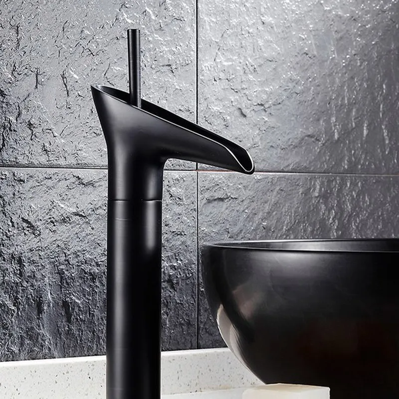 Single Hole Black Oil Rubbed Brass Waterfall Style Single Handle Lever Bathroom Vessel Sink Basin Faucet Mixer Water Tap ahg036
Single Hole Black Oil Rubbed Brass Waterfall Style Single Handle Lever Bathroom Vessel Sink Basin Faucet Mixer Water Tap ahg036