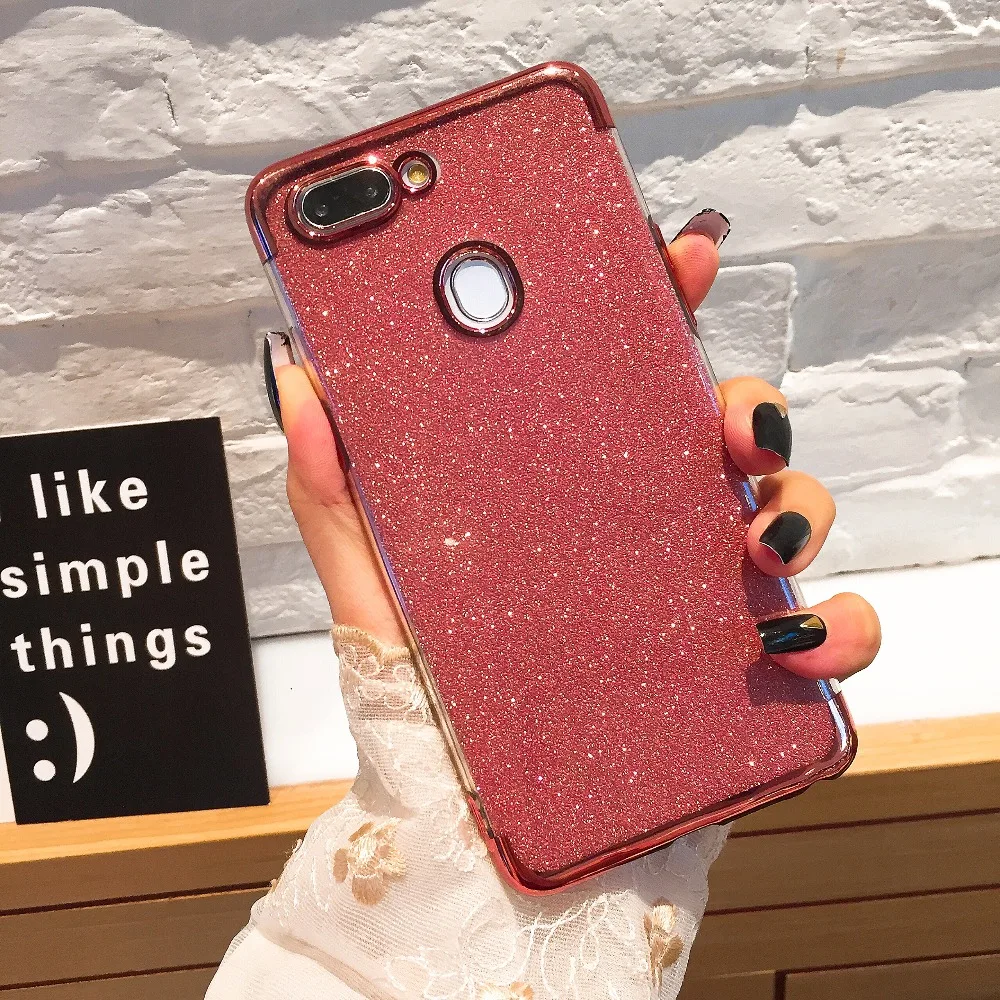 Чехол для OPPO R15 силиконовый Блестящий Защитный чехол из ТПУ R 15 Pro | Мобильные