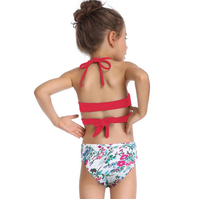 2-6 Years little girls swim suits two pieces kids sexy bikini set halter bandage bathing suit girls beachwear set
2-6 Years little girls swim suits two pieces kids sexy bikini set halter bandage bathing suit girls beachwear set