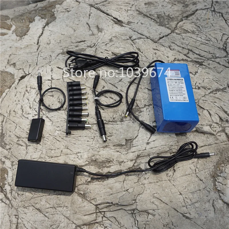 Laptops Emergency Power Bank 18V,19V,20V 10AH LiPO with 5V USB Buck Converter & 10 plugs for Cell phones,tablet PC Batteries
Laptops Emergency Power Bank 18V,19V,20V 10AH LiPO with 5V USB Buck Converter & 10 plugs for Cell phones,tablet PC Batteries
