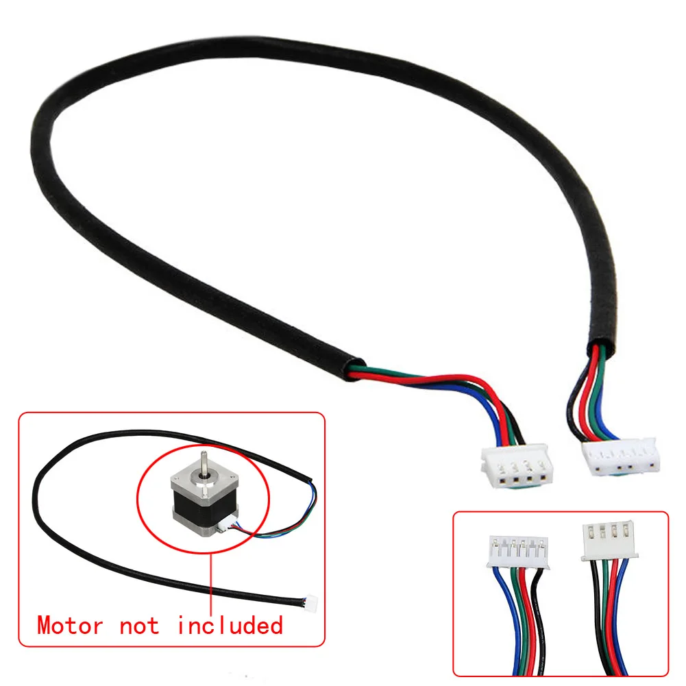 1PC 1M NEMA17 Shaft 4-wire Cable 3D printers Stepper Motor Cable For 5mm CNC Makerbot Machine Tools Accessories Dropshipping
1PC 1M NEMA17 Shaft 4-wire Cable 3D printers Stepper Motor Cable For 5mm CNC Makerbot Machine Tools Accessories Dropshipping