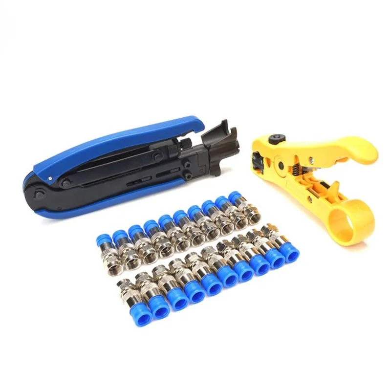 Multi-function Coaxial Cable Stripper Crimper Set F Head Crimping Pliers Mini Wire Stripper Combination Tool
Multi-function Coaxial Cable Stripper Crimper Set F Head Crimping Pliers Mini Wire Stripper Combination Tool