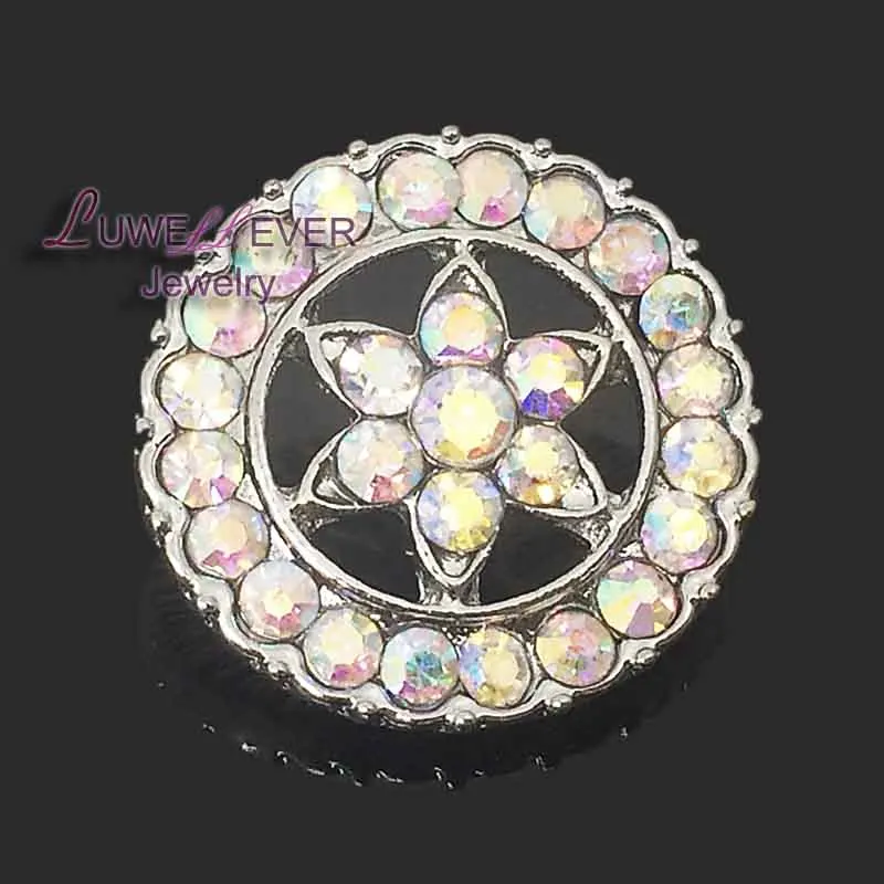 Wholesale metal Rhinestone Snap Buttons w165 flower Diy Jewelry fit 18mm Snap button Necklaces/Bracelets for women
Wholesale metal Rhinestone Snap Buttons w165 flower Diy Jewelry fit 18mm Snap button Necklaces/Bracelets for women