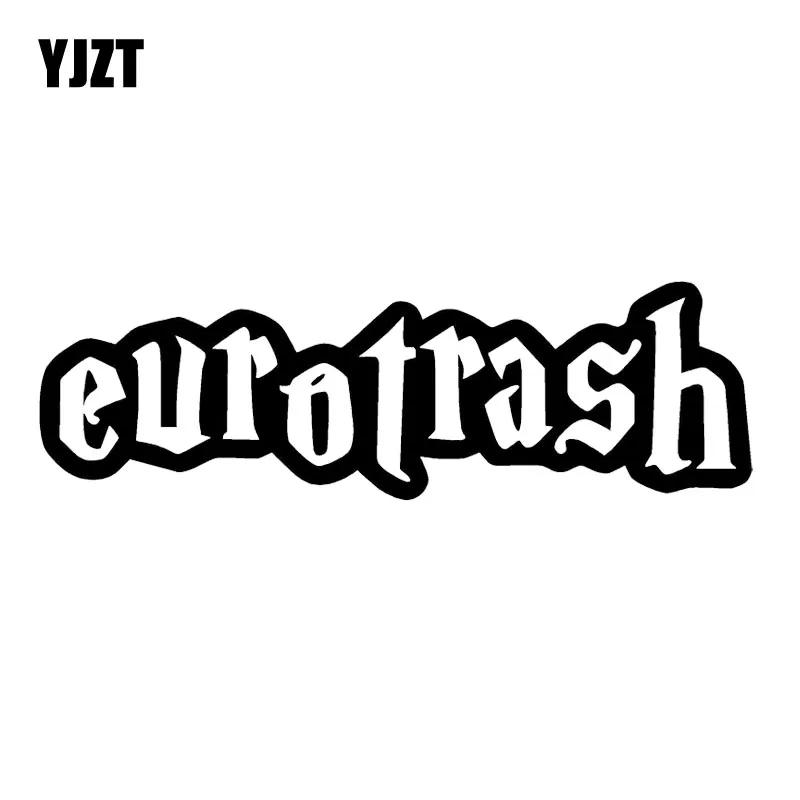 YJZT 14.5X4.4CM Eurotrash Car Sticker JDM Vinyl Decal Decoration Art Black/Silver C26-0022
YJZT 14.5X4.4CM Eurotrash Car Sticker JDM Vinyl Decal Decoration Art Black/Silver C26-0022