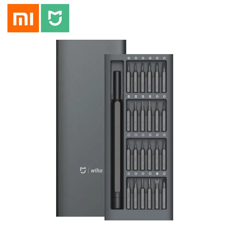 Xiaomi Mijia Wiha Daily Use Screw Drive Kit Repair Tool 60HRC 24 Precision Magnetic Bits Alluminum Box Xiaomi Smart Home Kit
Xiaomi Mijia Wiha Daily Use Screw Drive Kit Repair Tool 60HRC 24 Precision Magnetic Bits Alluminum Box Xiaomi Smart Home Kit
