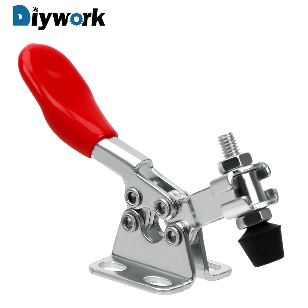 Горизонтальный зажим DIYWORK, вертикальный фиксатор, Быстрая блокировка, ручной инструмент, универсальный быстрый зажим
Горизонтальный зажим DIYWORK, вертикальный фиксатор, Быстрая блокировка, ручной инструмент, универсальный быстрый зажим