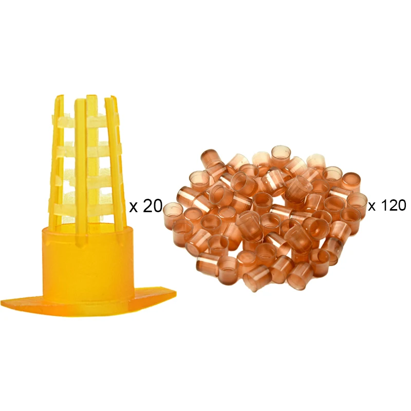 DLKKLB 20pcs Cell Cup Protection Cage Queen Cell Cups Beekeeping Tools Kit Yellow Plastic Bee Queen Cage Apiculture Equipment
DLKKLB 20pcs Cell Cup Protection Cage Queen Cell Cups Beekeeping Tools Kit Yellow Plastic Bee Queen Cage Apiculture Equipment