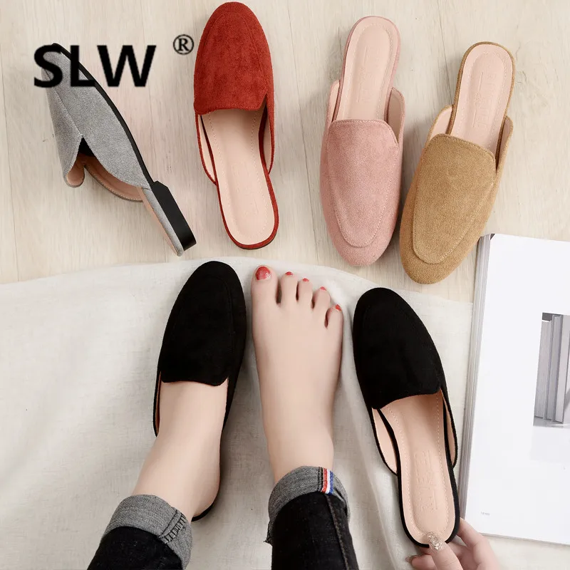 Low summer Square heel plus size Metal Decoration Slip-On Velvet Slides Retro allmatch mules closed toe women slipper loafer
Low summer Square heel plus size Metal Decoration Slip-On Velvet Slides Retro allmatch mules closed toe women slipper loafer